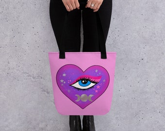 Stay in Your Magic Rose Tote/ Beach bag