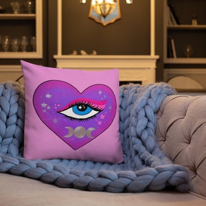 Moon Eye Premium Pillow image 7