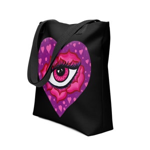 Eye See Love In Bloom Tote bag