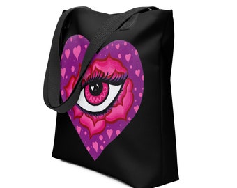 Eye See Love In Bloom Tote bag