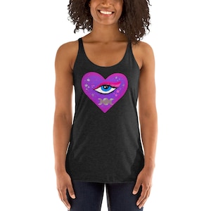 Moon Eye Damen Racerback Tanktop