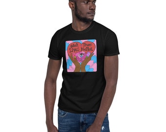 Black Trans Lives Matter Softstyle T-Shirt