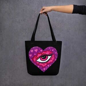 Eye See Love In Bloom Tote bag