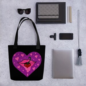 Cherry Lips Premium Tote bag