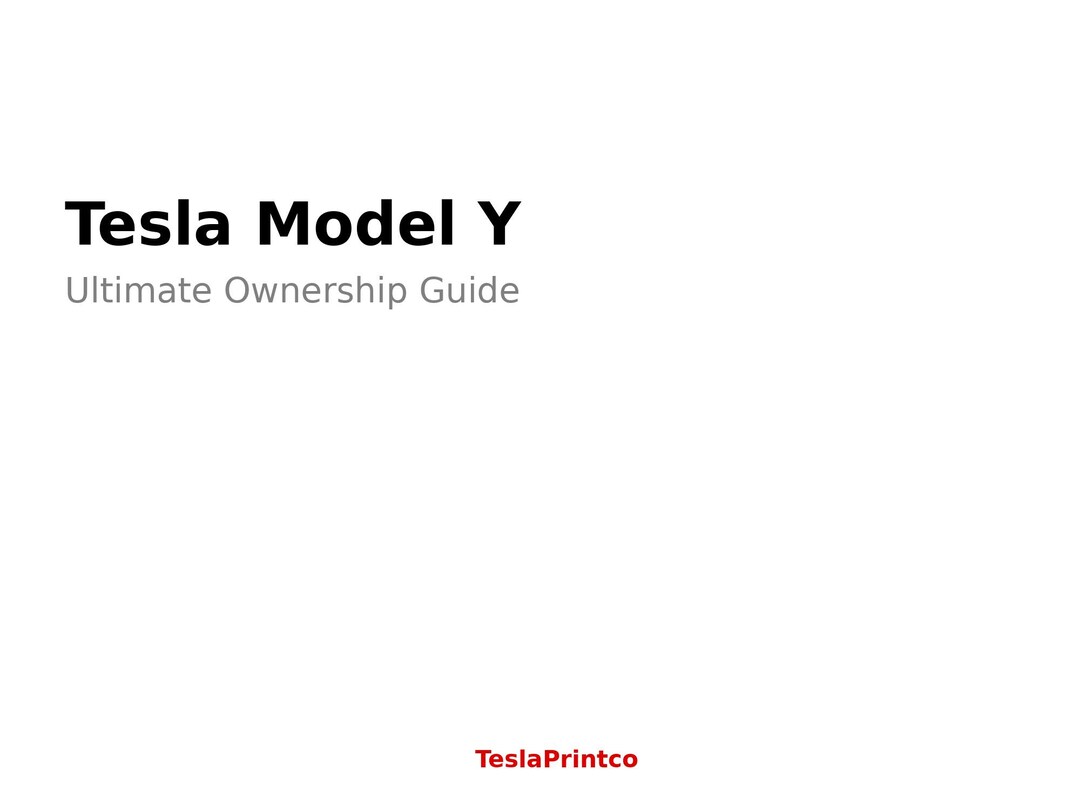 Tesla Model Check List.pdf Tesla Model Y Owners Guide | Ultimate Ownership Checklist | New Owner ...