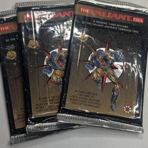1993 Upper Deck The Valiant Era Trading Card Packs (3)