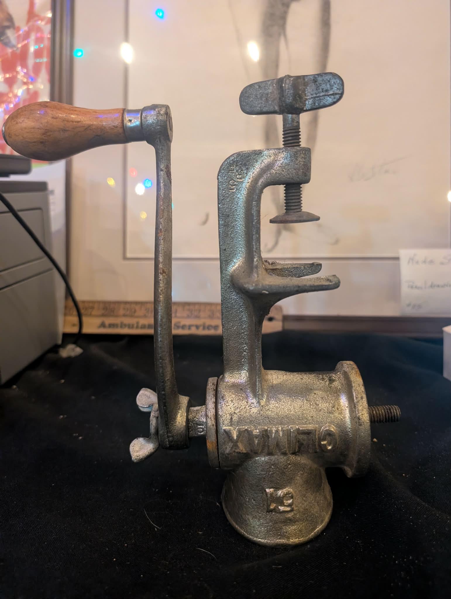 Factory Old Mincer Extremely Rare 1920 Enterprise 822 Meat Grinder