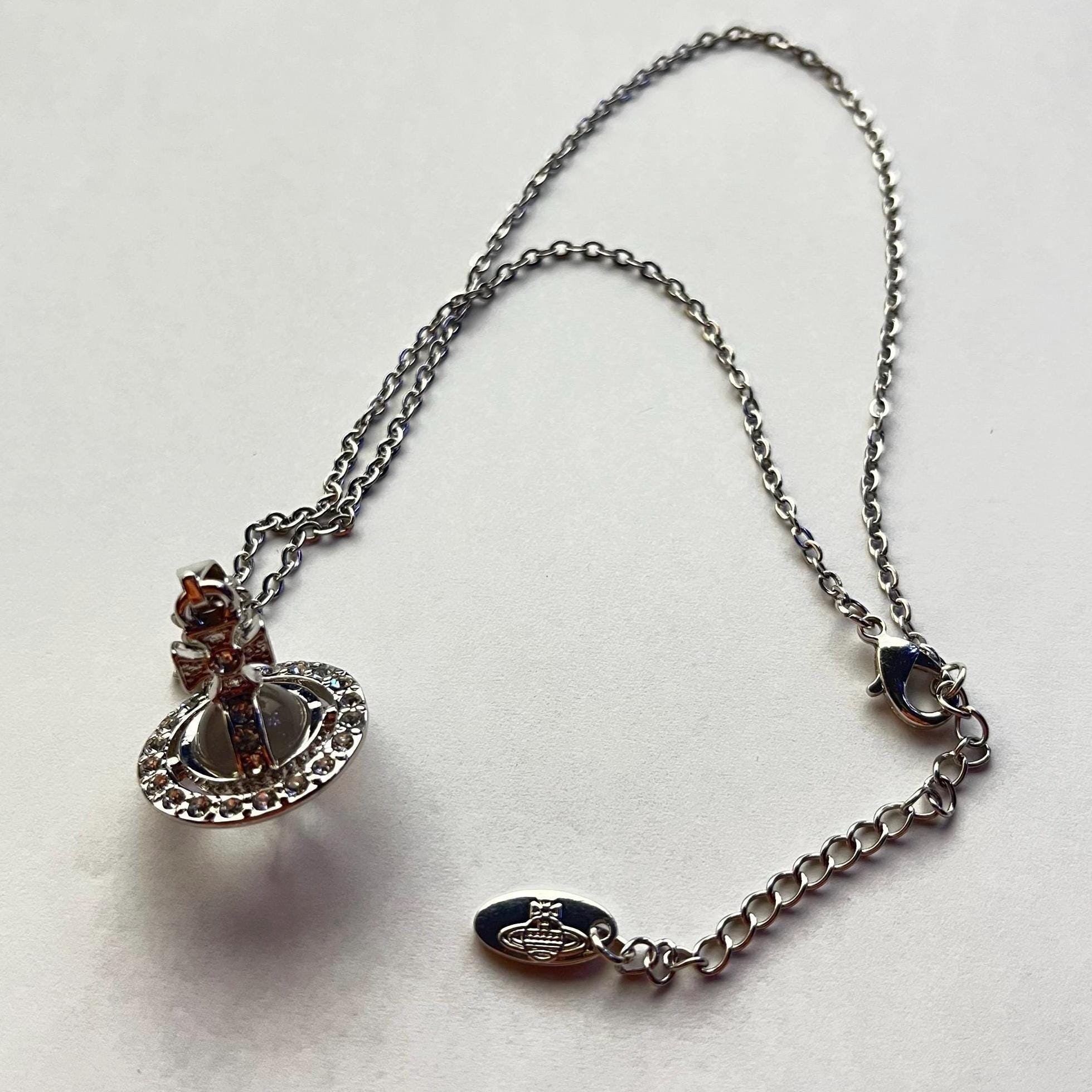 Vivienne Westwood Necklace Large Orb - Etsy Canada