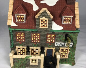 Christmas - Dept. 56 - The Dedlock Arms - Dickens Village - Retired 1994