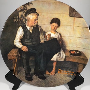 Norman Rockwell - The Lighthouse Keeper's Daughter Collectible Plate Number 16,973F - Knowles China Company