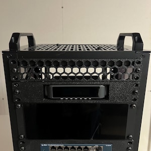 10 Inch Rack 1U PETG Cover Single Panel Solid or Vented