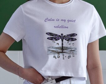 Ruhe ist meine ruhige Rebellion PNG | Psychische Gesundheit Zitat Shirt Design | Hoodie PNG | Minimalistisches Zitat PNG | Digitaler Download