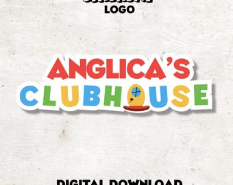 Logotipo de cumpleaños de Mouse Clubhouse, cartel imprimible para fiesta de Mickey (descarga digital PNG/PDF)