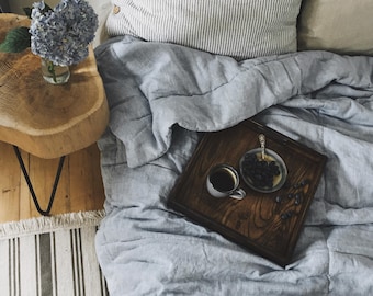 Softened Linen Throw Blanket: Natural, All Sizes