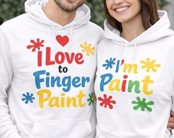 I Love To Finger Paint PNG: Funny Matching Couple png Playful Humor Design For Husband And Wife (Digital Download)