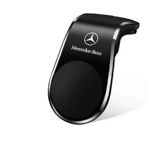 Car Magnetic L-Shaped GPS Phone Holder Accessories for Mercedes Benz W212 W213 AMG GLA glb cla W203 W204 W205 - benz black
