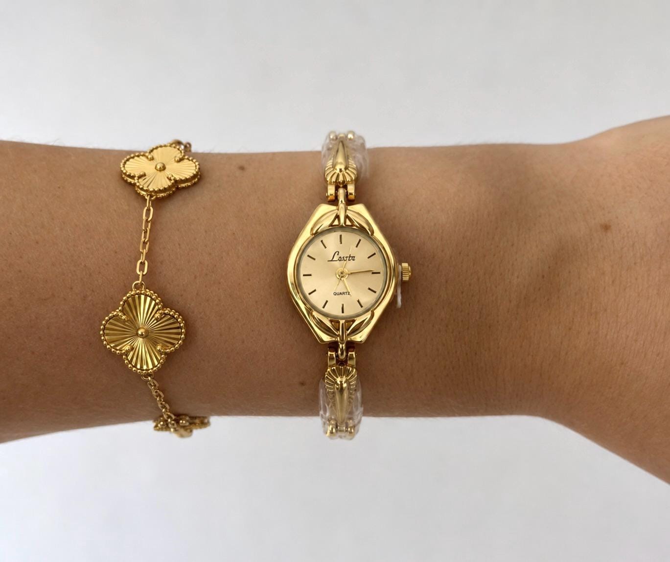 18k Gold Plated Watch - Etsy UK display picture 2