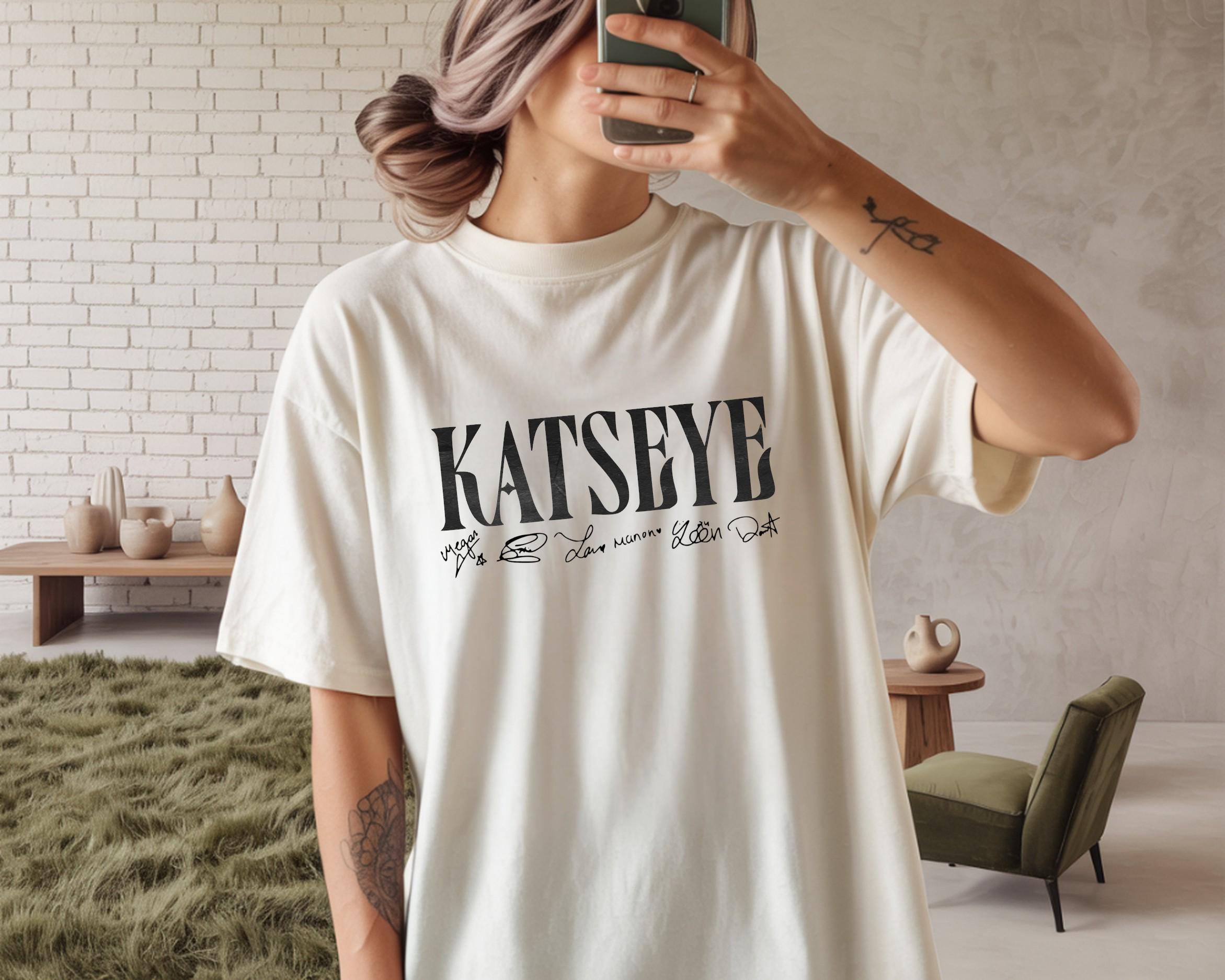 Katseye Concert Jersey T-shirt 2025 De Mooie Chaos Tour V-hals