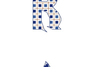 Ravenclaw Bookmark Cross Stitch Chart