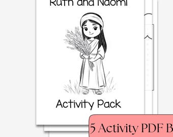 Ruth und Naomi Beschäftigungspaket | Sonntagsschule Druckbare PDF
