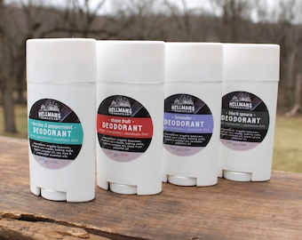 Aluminum-Free All-Natural Deodorant that Actually WORKS! Four Ingredients + Essential Oils