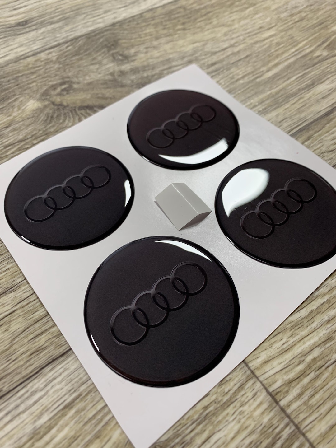 Self-adhesive Silicone Stickers for Wheel Center Hub Caps Alloy Rims ...