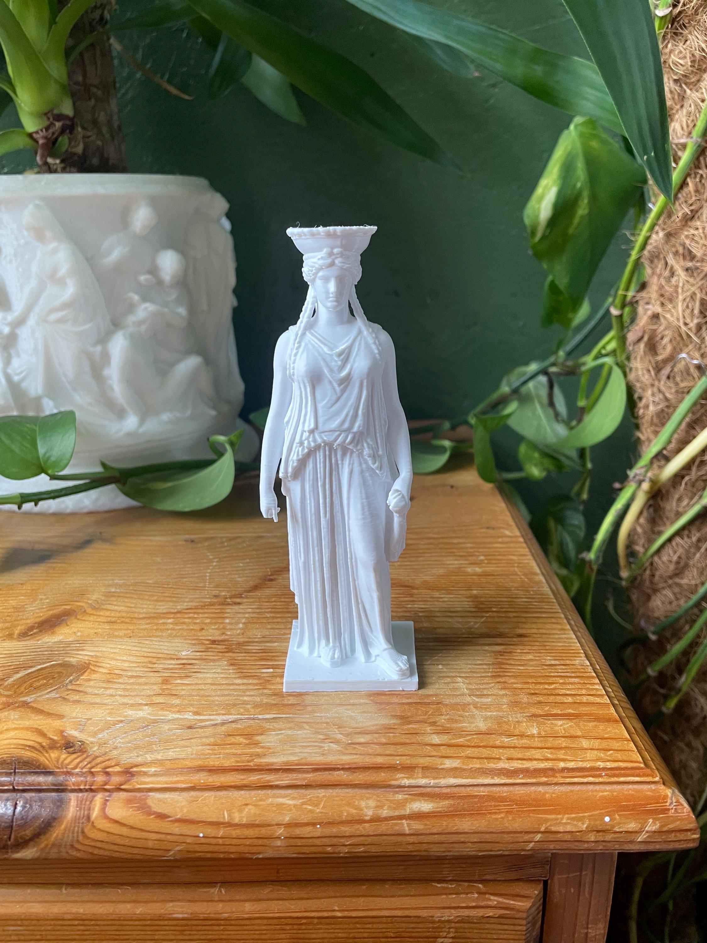Figurine Sculpture ATHENA Statue Déesse Grecque Parthenon 24,5cm Résine