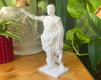 Augustus of Prima Porta Statue | Roman Emperor Sculpture | Classical Roman Figure | Imperial Rome Art