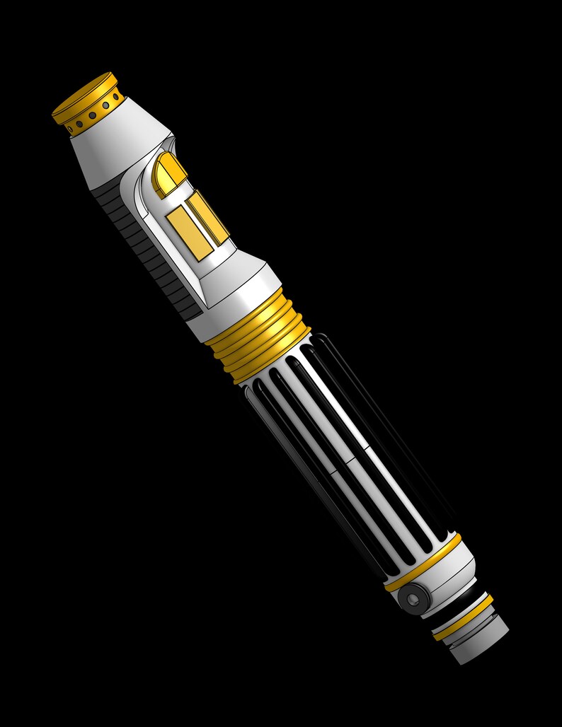 Mace Windu Lightsaber 3D Printable STL File Etsy