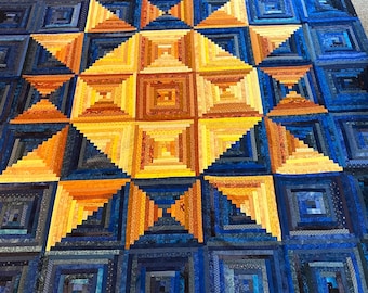 Starry Night Log Cabin