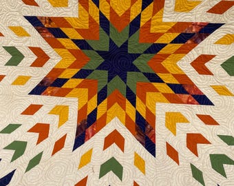 Radiant Lone Star Quilt