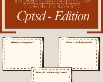 Disparador vs. Memoria vs. Realidad Presente — Edición TEPT Complejo — Impresión Digital
