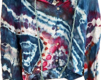 Bubblegum peasant top