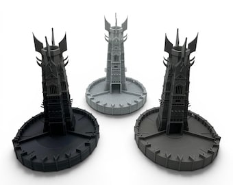 Gothic Fortress Dice Tower | 3D Printed Tabletop Gaming Accessory