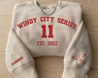 Sudadera con capucha Zanders 11 Mile High, Merchandising de la serie Windy City, Regalo literario de Liz Tomforde, Chicago Raptors, Lector de novelas románticas bordado