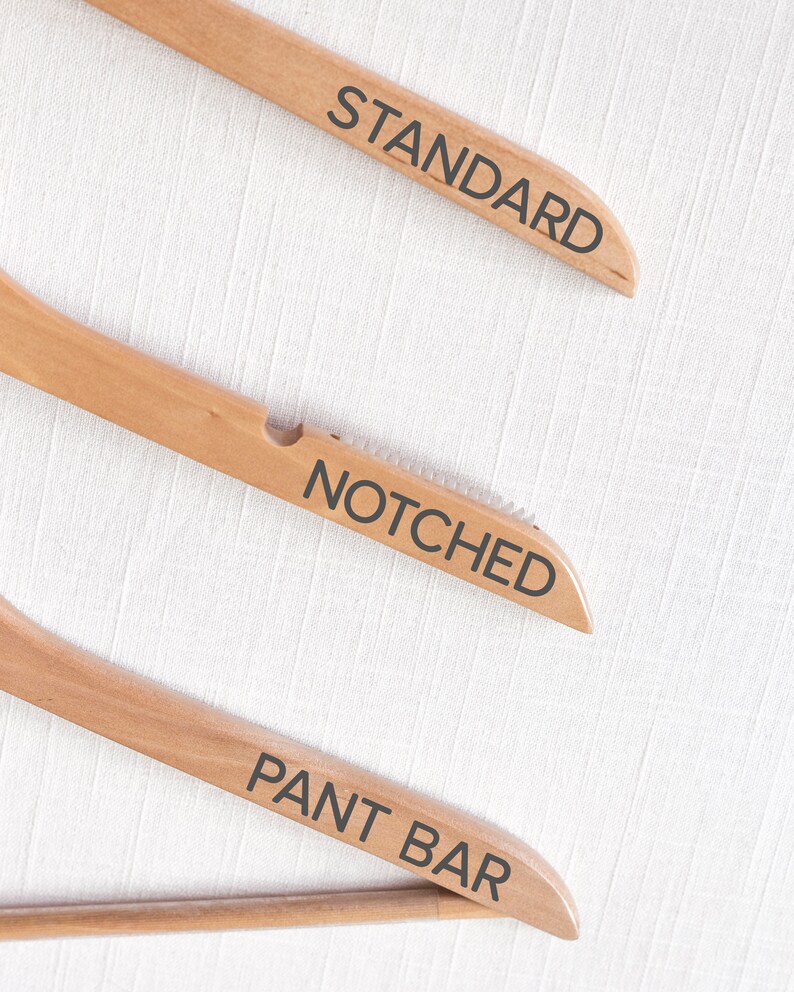 Personalized Bridesmaid Hanger Laser Engraved Wood Bride wedding Bridal party gift image 3