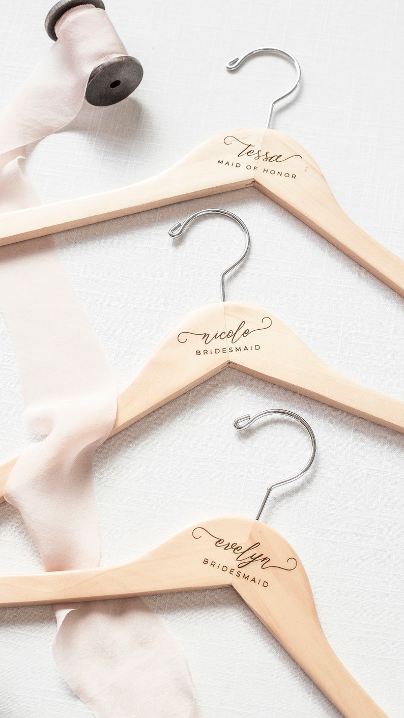 Personalized Bridesmaid Hanger Gifts for Bridesmaids, Hangers for Bridesmaids, Bridesmaid Box Gift, Bridesmaid Proposal Box image 7