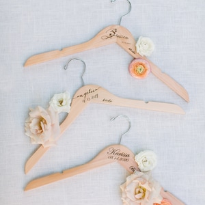 Personalized Bridesmaid Hangers - Wedding Hanger - Wooden Engraved Hanger - Bridesmaid Box - Bridesmaid Proposal
