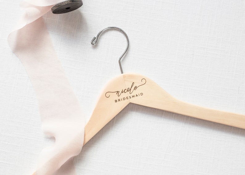 Personalized Bridesmaid Hanger Gifts for Bridesmaids, Hangers for Bridesmaids, Bridesmaid Box Gift, Bridesmaid Proposal Box image 4