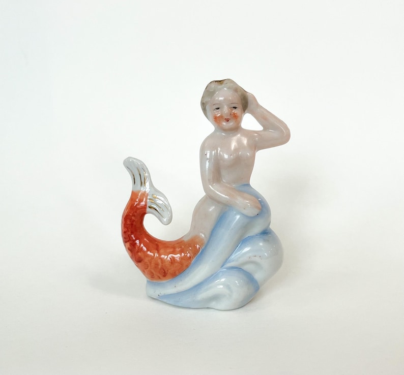 Cute Mermaid Figurine Aquarium Fish Tank Bathing Beauty Girl Sexy
