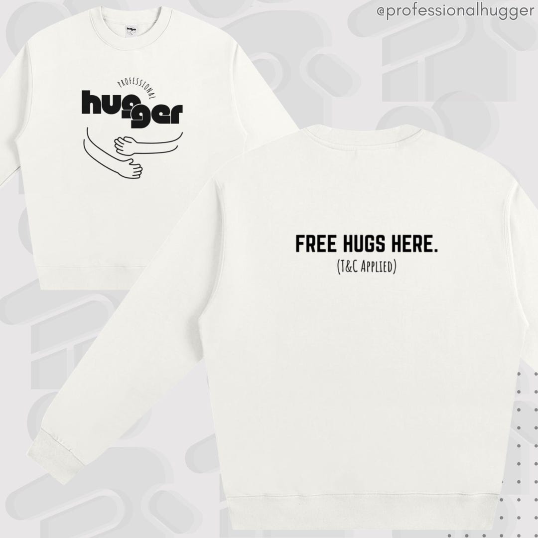 Free Hugs Here Sweatshirt - Funny Hug Quote - Cozy Unisex Sweatshirt - Etsy