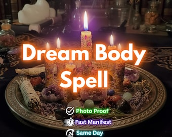 ドリームボディスペル - フィットネス、脂肪燃焼、ボディスカルプティングのエネルギーワーク、魅力的な特徴を備えたスリムな体格