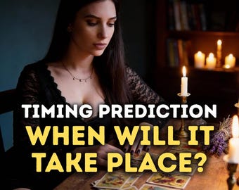 タイミング予測タロット占い｜いつ起こる？｜未来の時間枠サイキックインサイト｜同じ時間