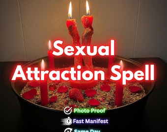 性的魅力と親密さの呪文 | 激しい情熱、欲望、そしてエネルギー的なつながり | 当日儀式