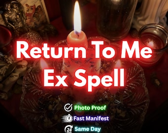 Hechizo para recuperar a mi ex: sana el desamor, reencuéntrate con tu ex y restaura la energía amorosa.