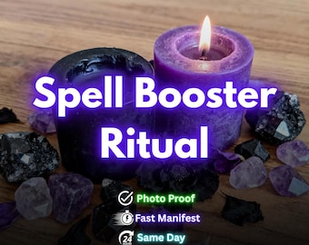 Spell Booster Ritual: krachtige spreukversterker, verlengt de manifestatietijd, verhoogt de spreuksterkte en -effecten