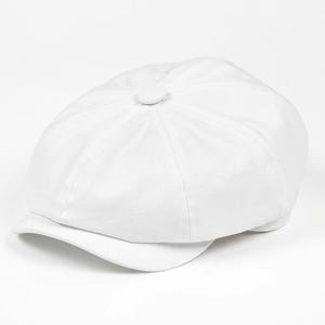Premium Newsboy Cap – 8 Panel Octagonal Flat Cap for Men & Women | Classic Black Camel Retro Beret