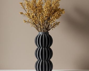 Vaso Alura para Flores Secas | 15, 18 e 20 cm de Altura | Ecológico | Flores Desidratadas | Vaso Exclusivo