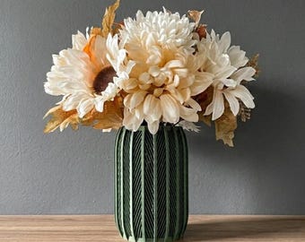 Inso Flower Vase for Dried Flowers | 5" 6" 7" 8" Inch Height | Eco-Friendly | Dehydrated Flowers | Unique Vase