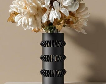 Vaso Curn para Flores Secas | 15, 18 e 20 cm de Altura | Ecológico | Flores Desidratadas | Vaso Exclusivo